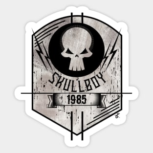 Skull Boy Logo Sticker